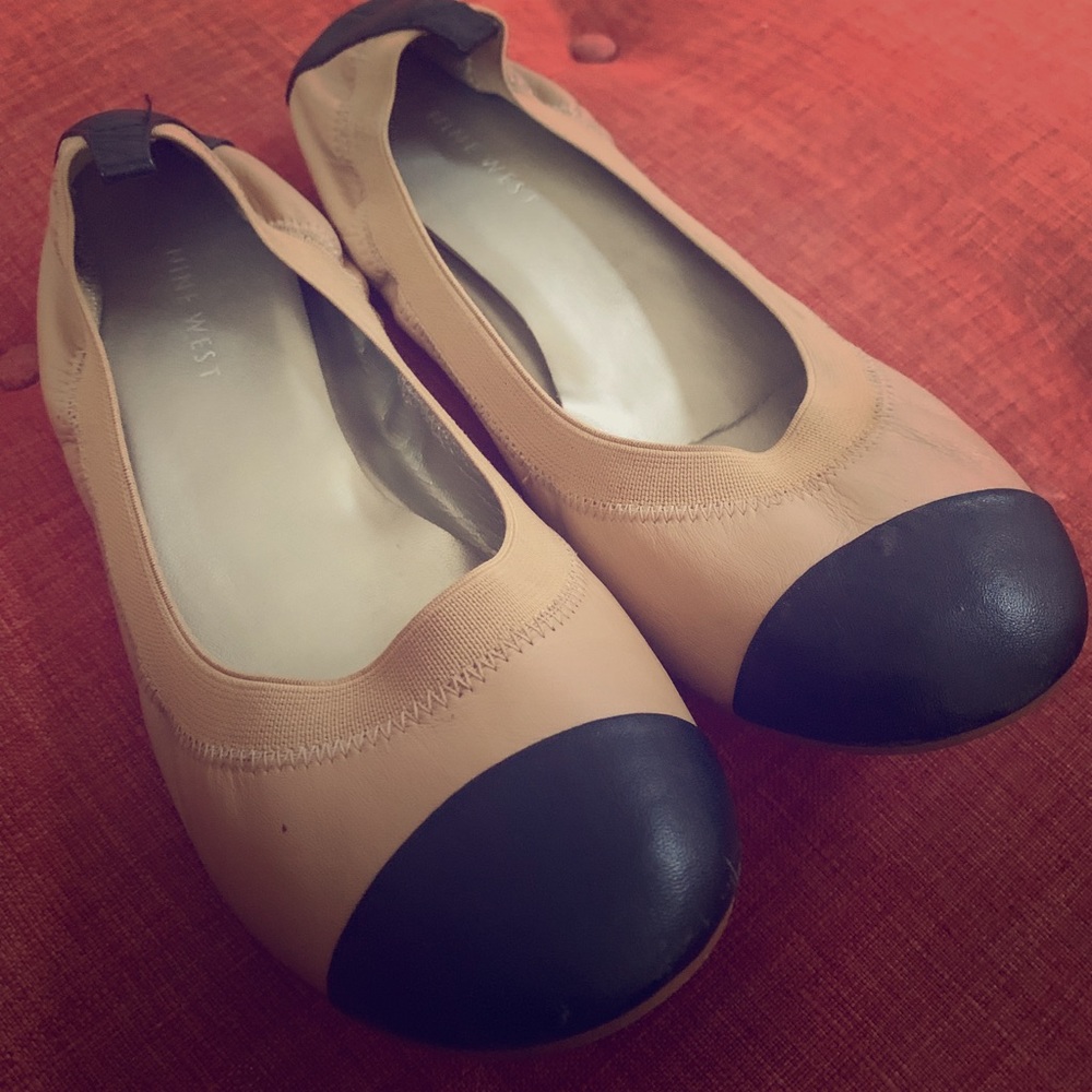 Nine West scrunch Ballet Flats